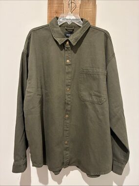 Forever 21 Green Utility Button-Up Jacket